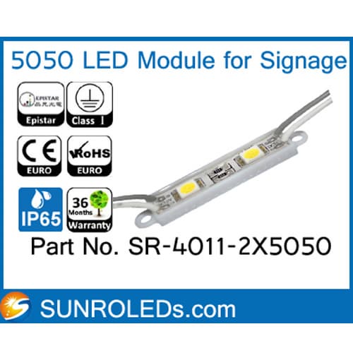 2 leds 5050 LED Module for signage